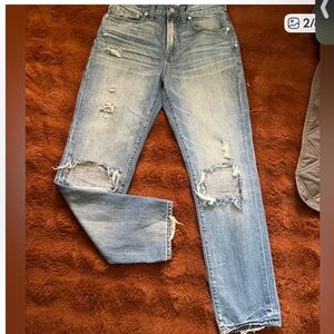 Madewell Women's Light Blue Distressed Jeans